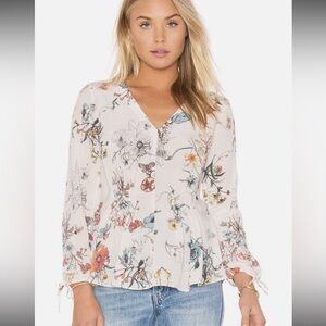 Rebecca Taylor Meadow Silk Blouse